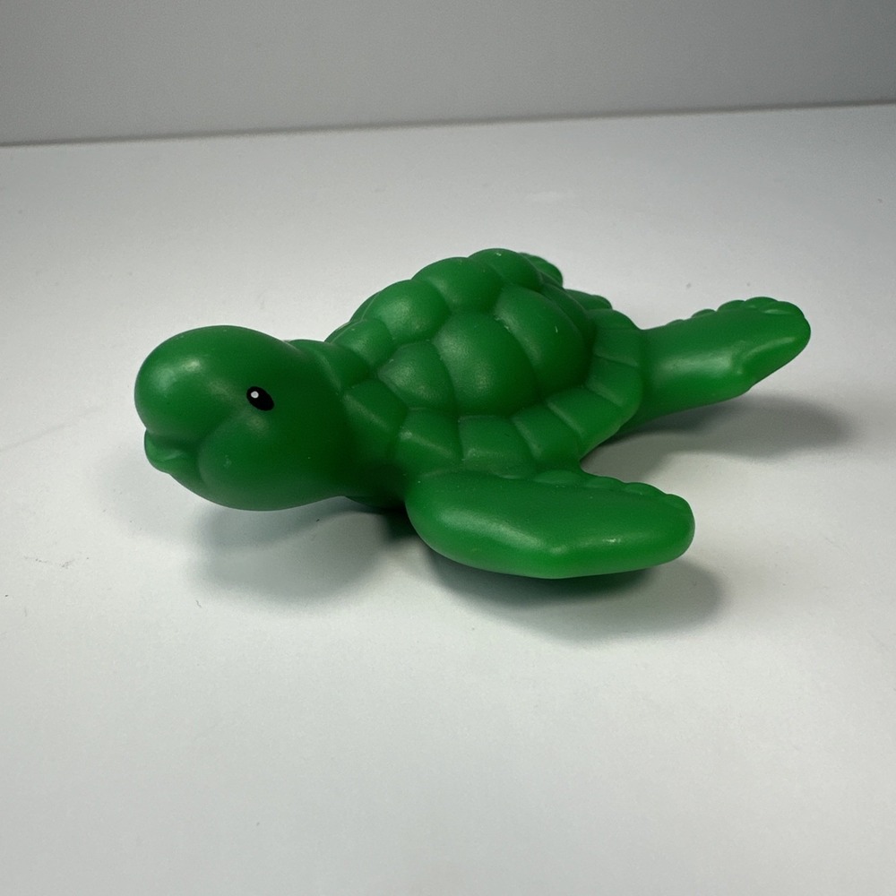 Vintage Fisher Price Little People GREEN SEA TURTLE ZOO Noah's ARK 2005